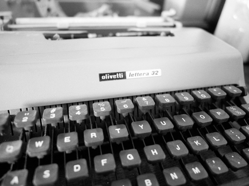 Screw those Royal Typewriters. If you actually want to type and not just have a typewriter for show, the Olivetti Lettera 32 will make love with your fingers and spit out beautiful letters that sometimes make words and understandable human phrases.